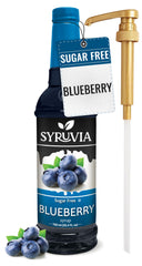 SYRUVIA front packaging showing 25.4 fl oz bottle and label benefits