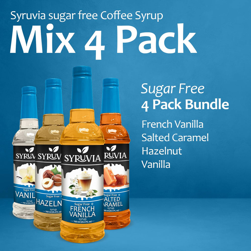 SYRUVIA bottles with measuring tape showing 25.4 fl oz size for value