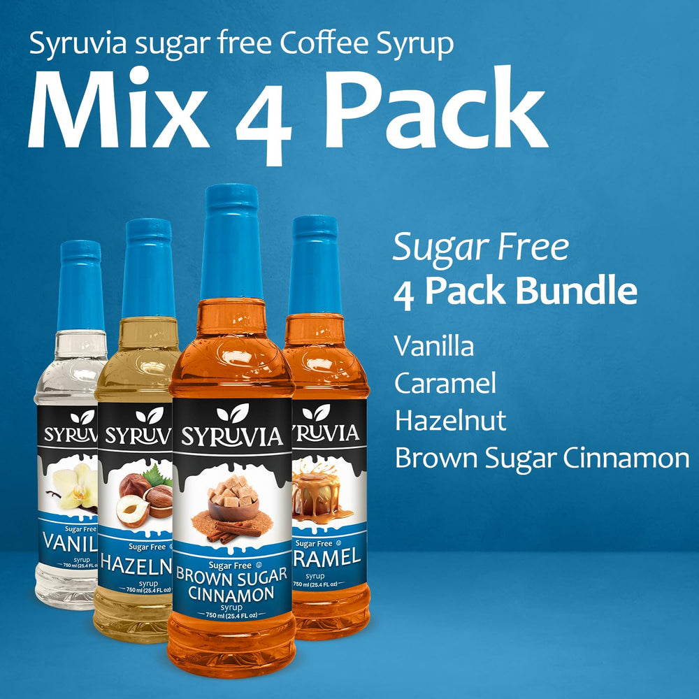 SYRUVIA brown sugar cinnamon syrup on spoon emphasizing warm flavor note