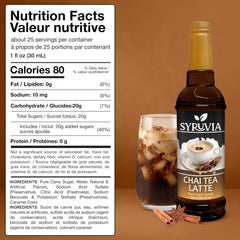 Close-up spoon of Syruvia syrup showcasing thick texture and consistent sweetness
