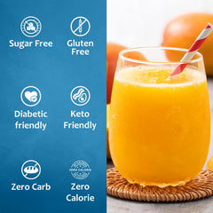 SYRUVIA used in a cocktail to add mango aroma and balanced sweetness to drinks