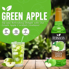 SYRUVIA pump close-up demonstrating spill-free dispensing and easy portion control