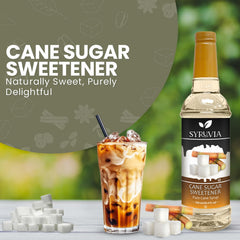 SYRUVIA label close-up highlighting ingredients and Kosher certification benefit
