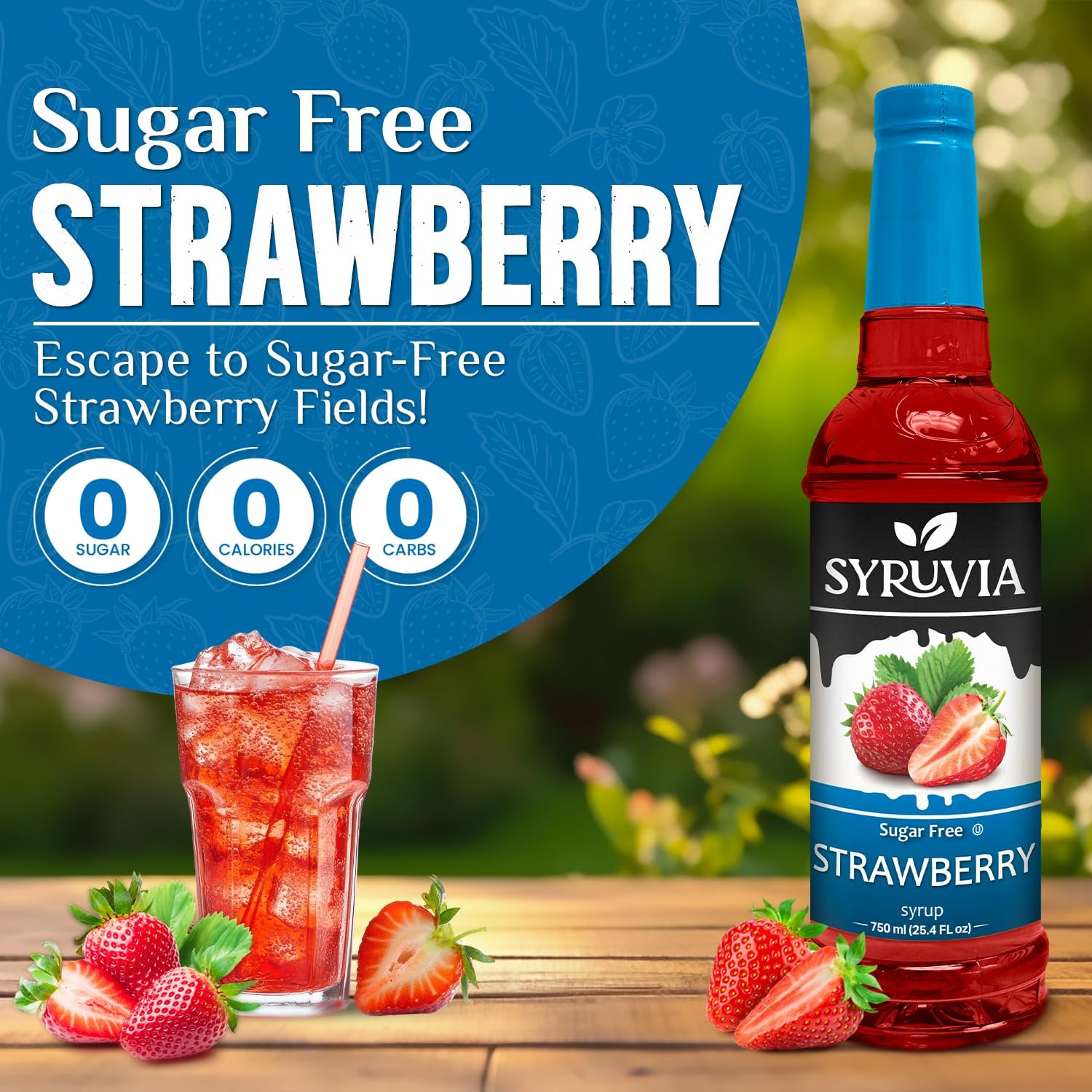 SYRUVIA pump dispensing a measured pour for neat, consistent syrup servings