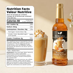 SYRUVIA syrup pouring texture over spoon to show viscosity and easy mixing benefit
