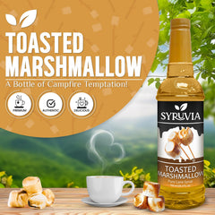 Syruvia close-up pour captures syrup texture and smooth flow for creamy mixing