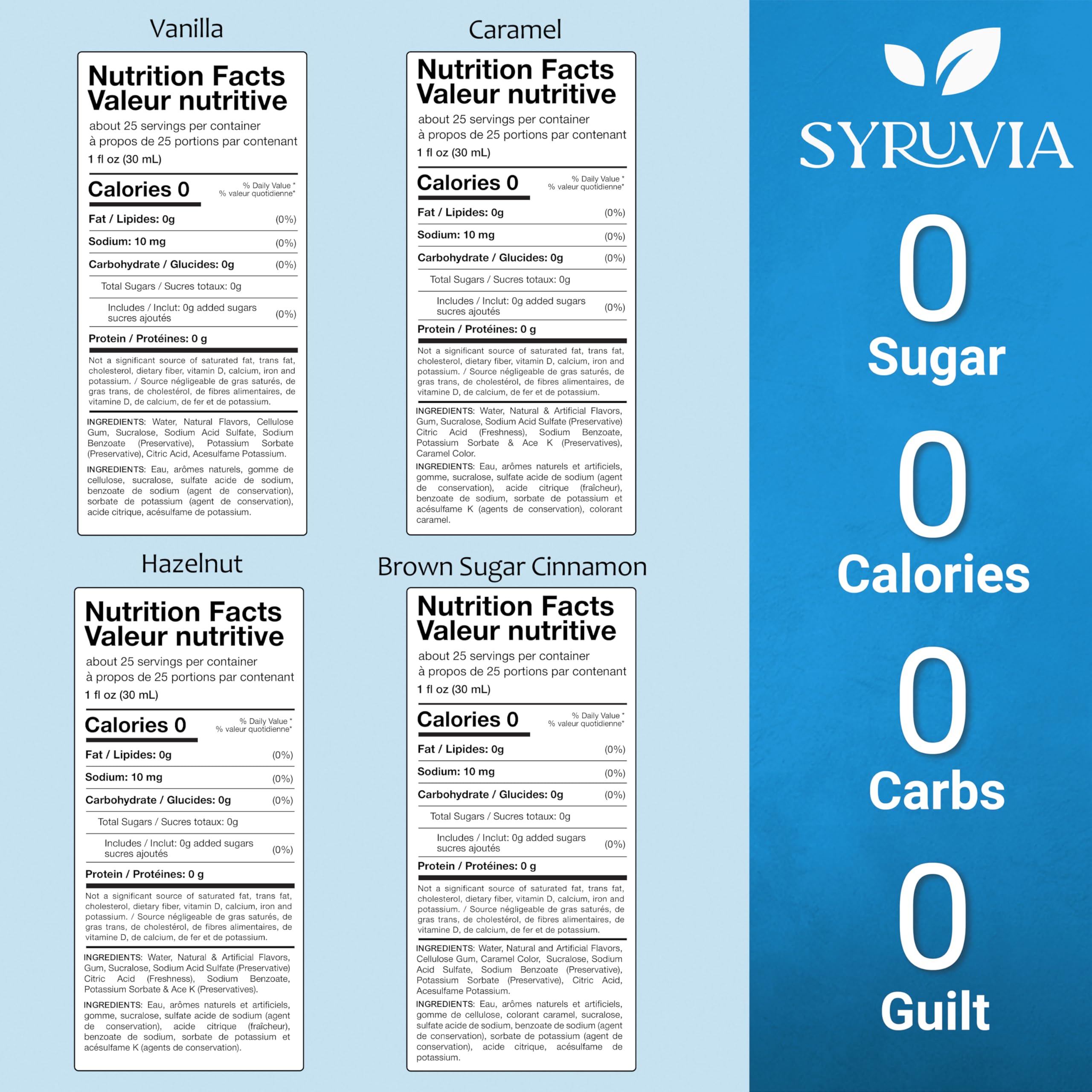 SYRUVIA vanilla syrup close-up highlighting smooth texture and aroma boost