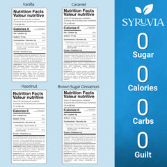 SYRUVIA vanilla syrup close-up highlighting smooth texture and aroma boost