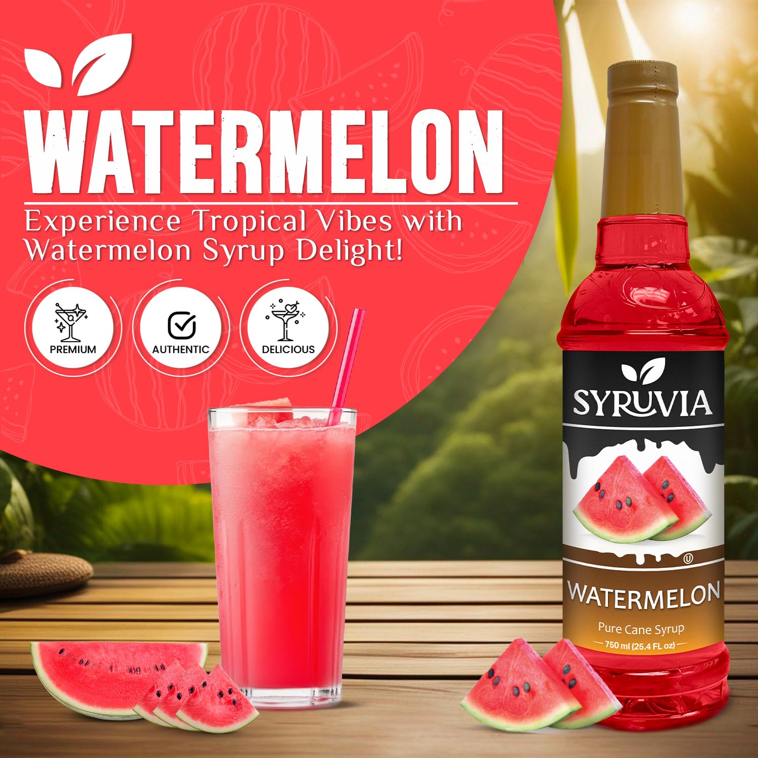 SYRUVIA pump close-up demonstrating mess-free pouring and precise portion control
