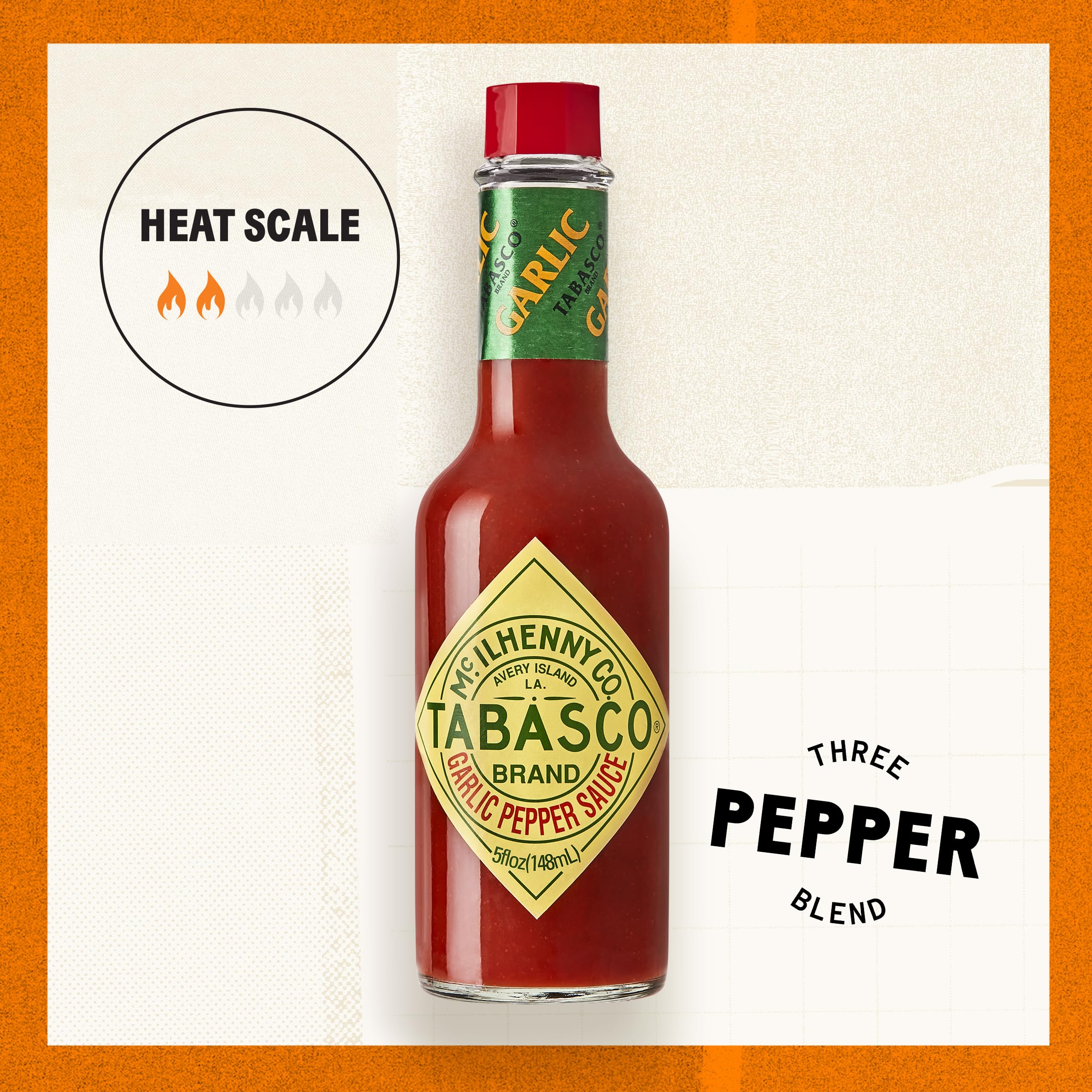 TABASCO 64 oz jug beside a ruler for scale showing bulk size advantage