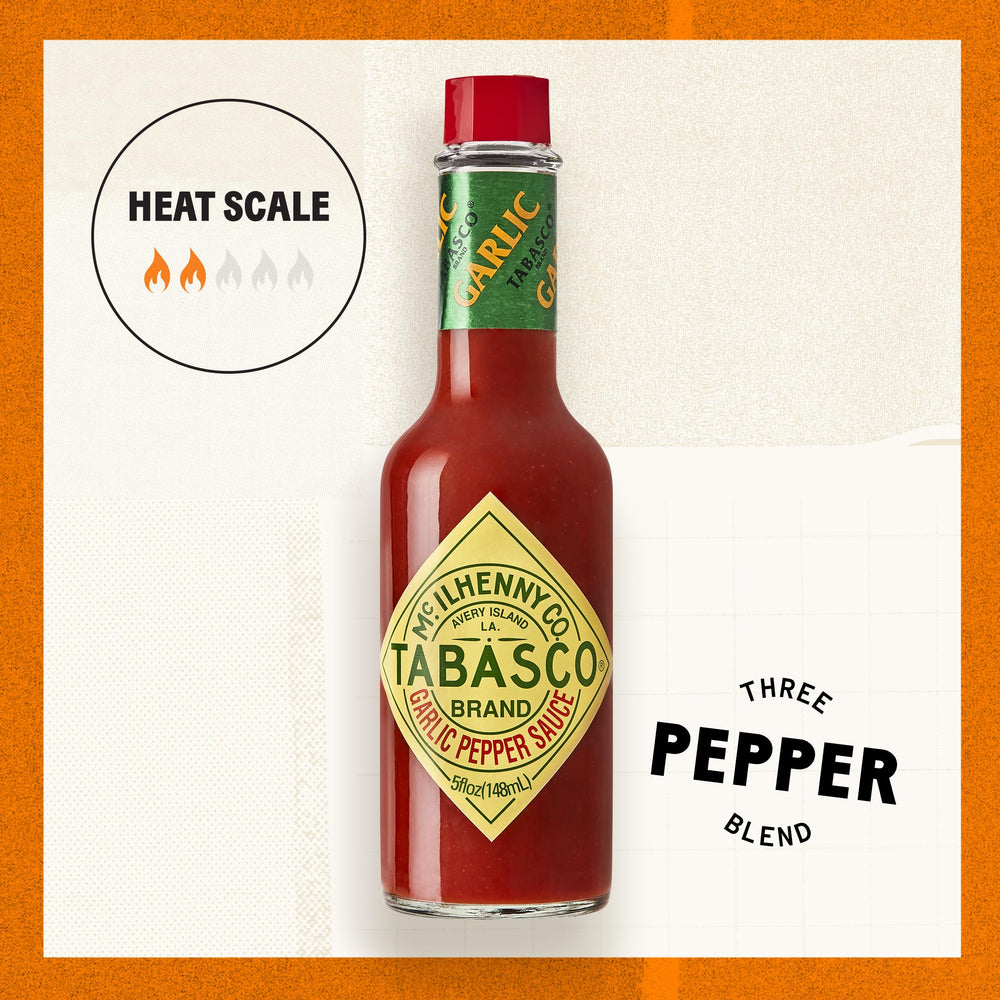 TABASCO 64 oz jug beside a ruler for scale showing bulk size advantage
