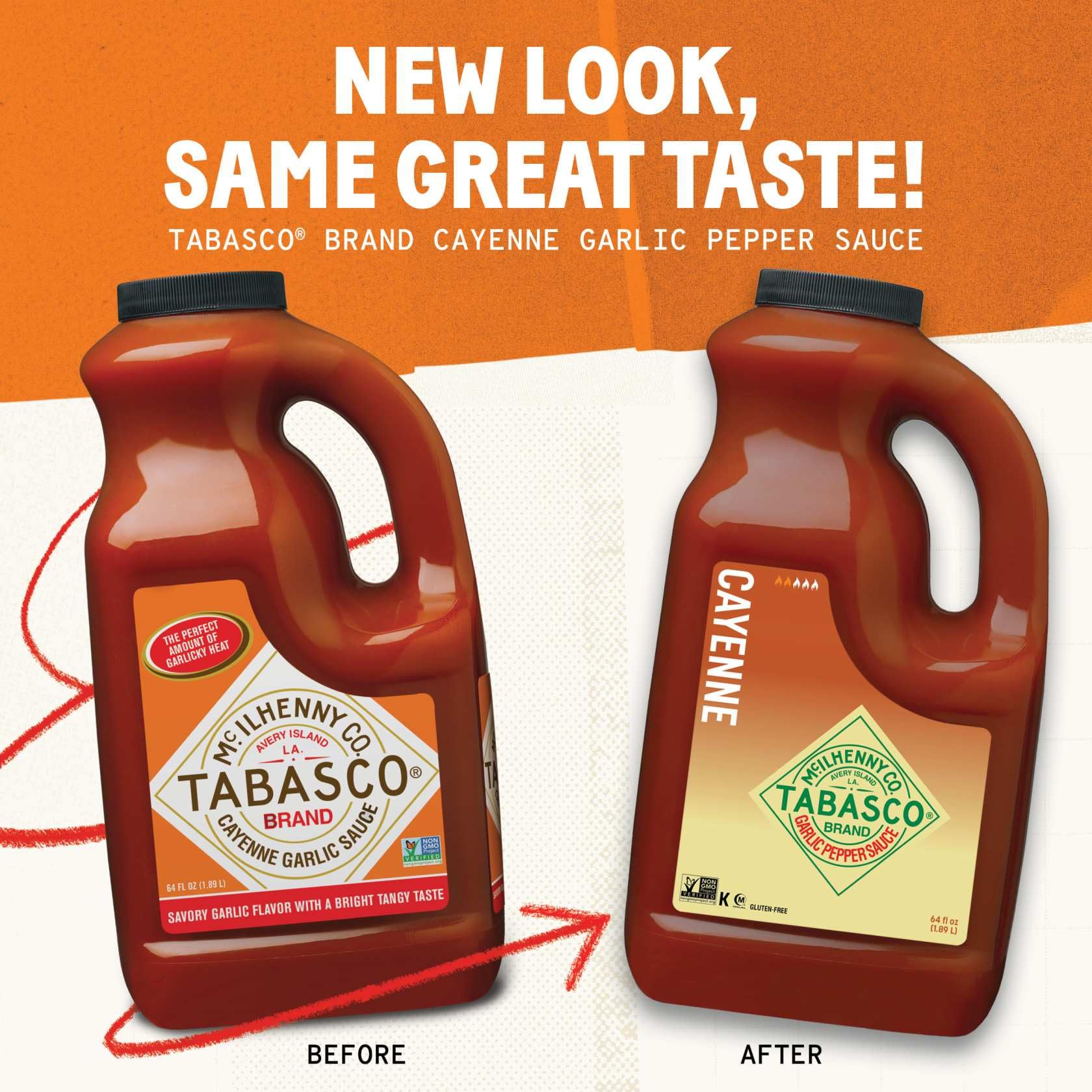 TABASCO sauce pouring close-up showing smooth texture and easy drizzle benefit