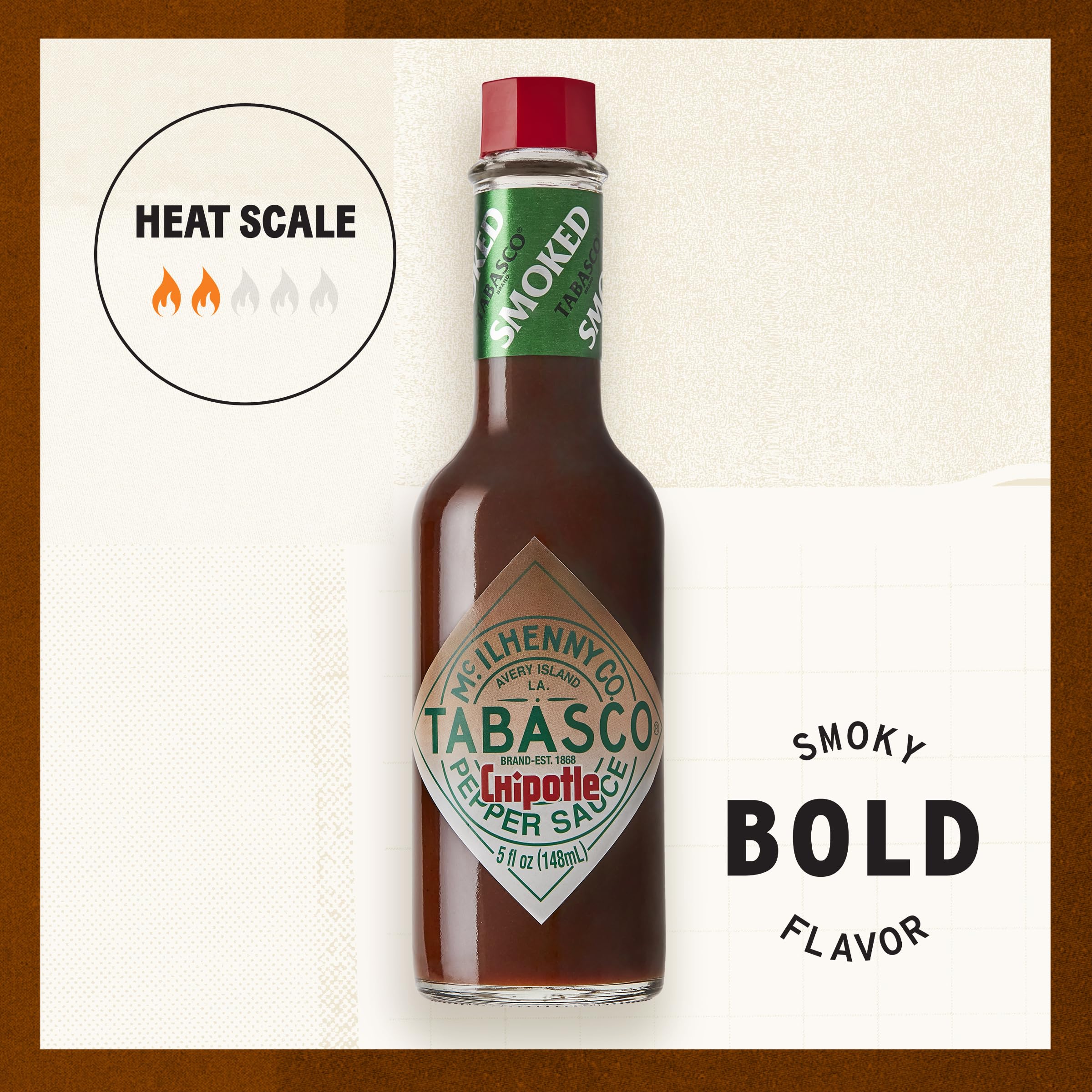 TABASCO packet held in hand showing compact size and on-the-go use