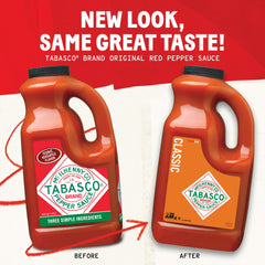 TABASCO pouring close-up demonstrating controlled pour and portioning benefit