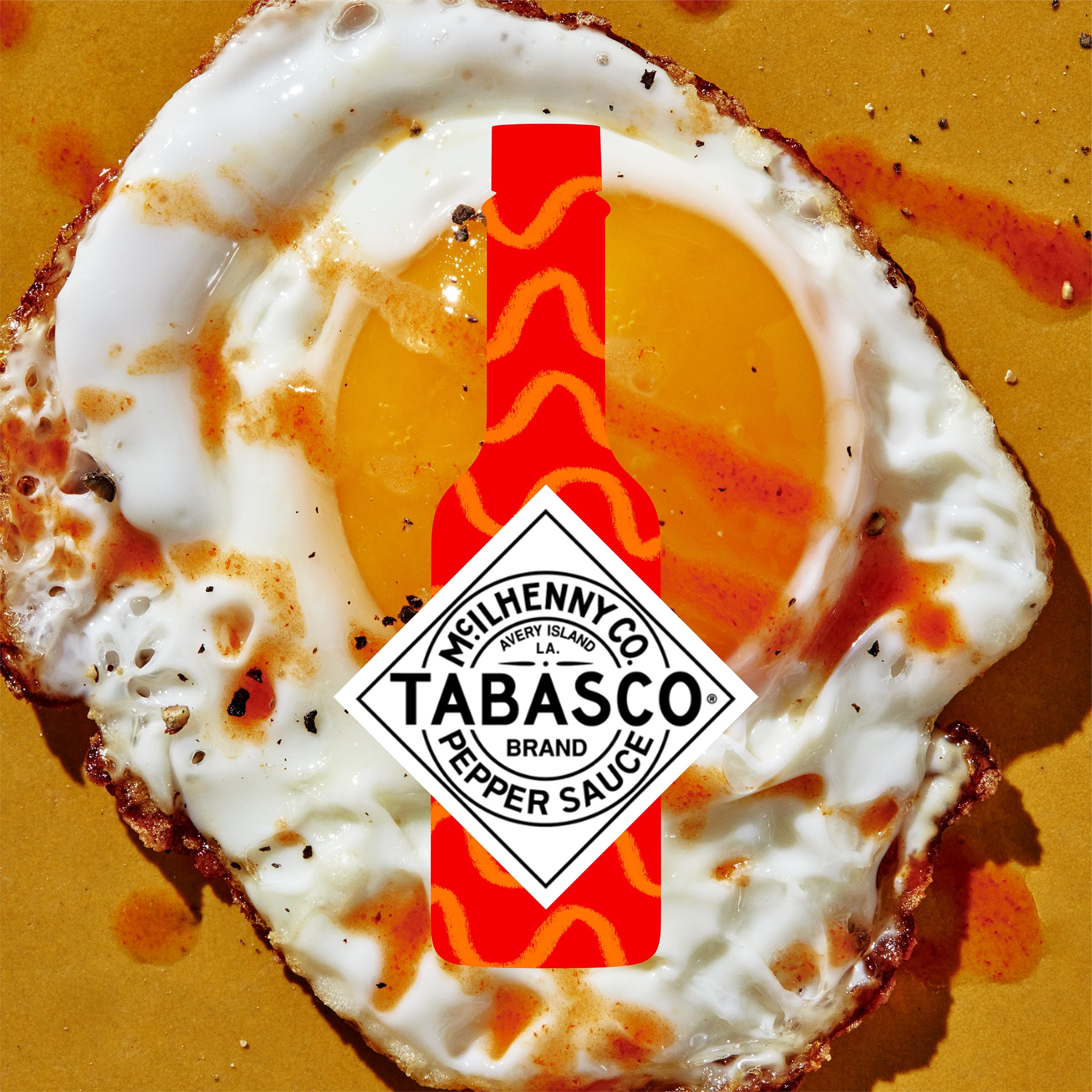 TABASCO jug used to refill tabletop dispenser offering cost-saving benefit
