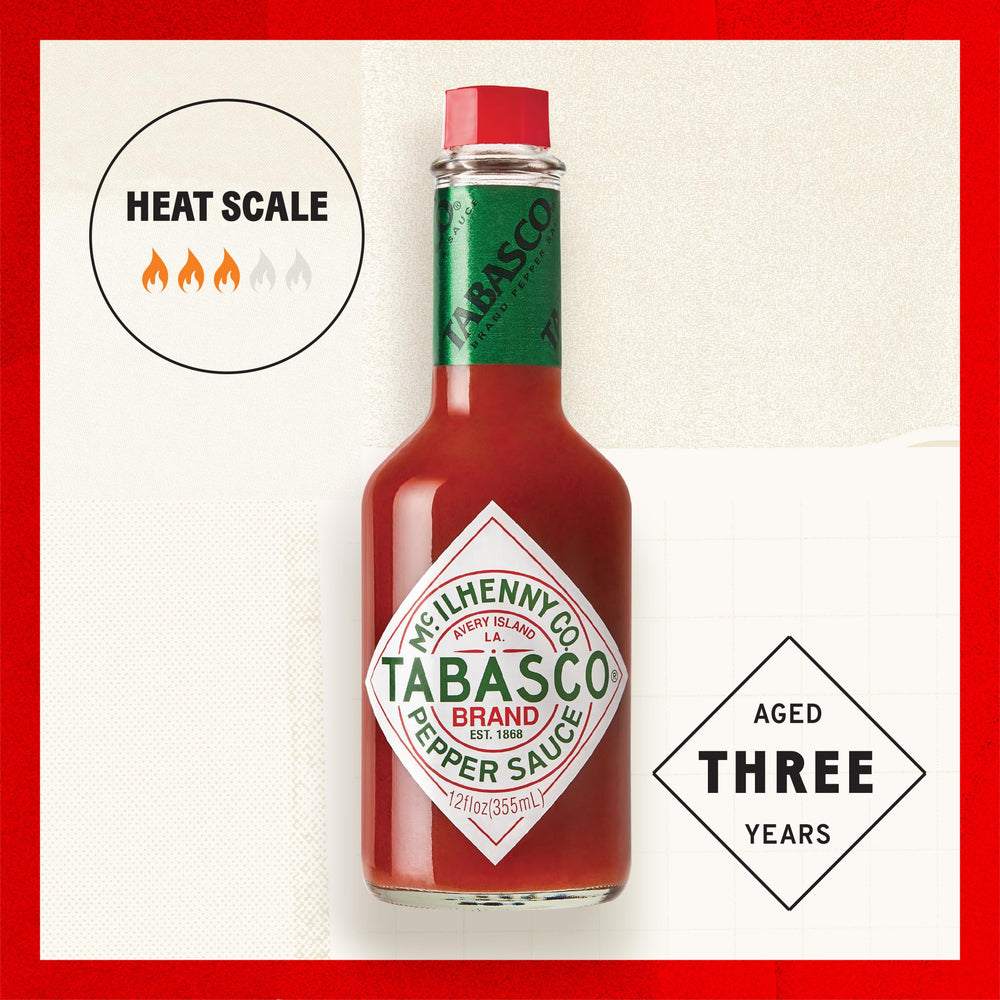 TABASCO sauce texture close-up highlighting aged pepper consistency and flavor