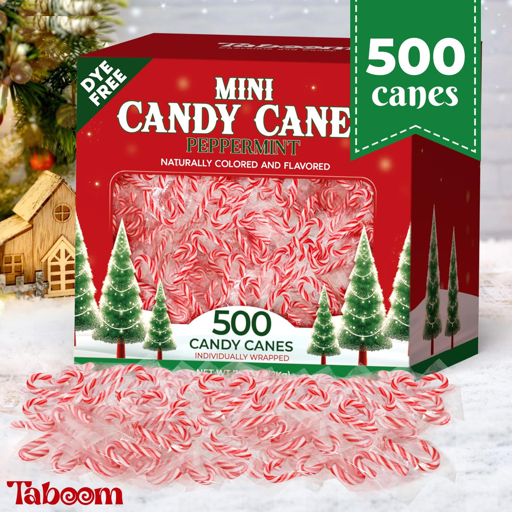 Taboom close-up of red and white stripes highlighting classic peppermint look