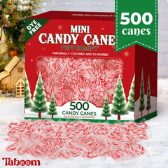 Taboom close-up of red and white stripes highlighting classic peppermint look