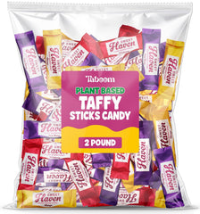 Taboom front bag showing colorful taffy sticks and easy party supply