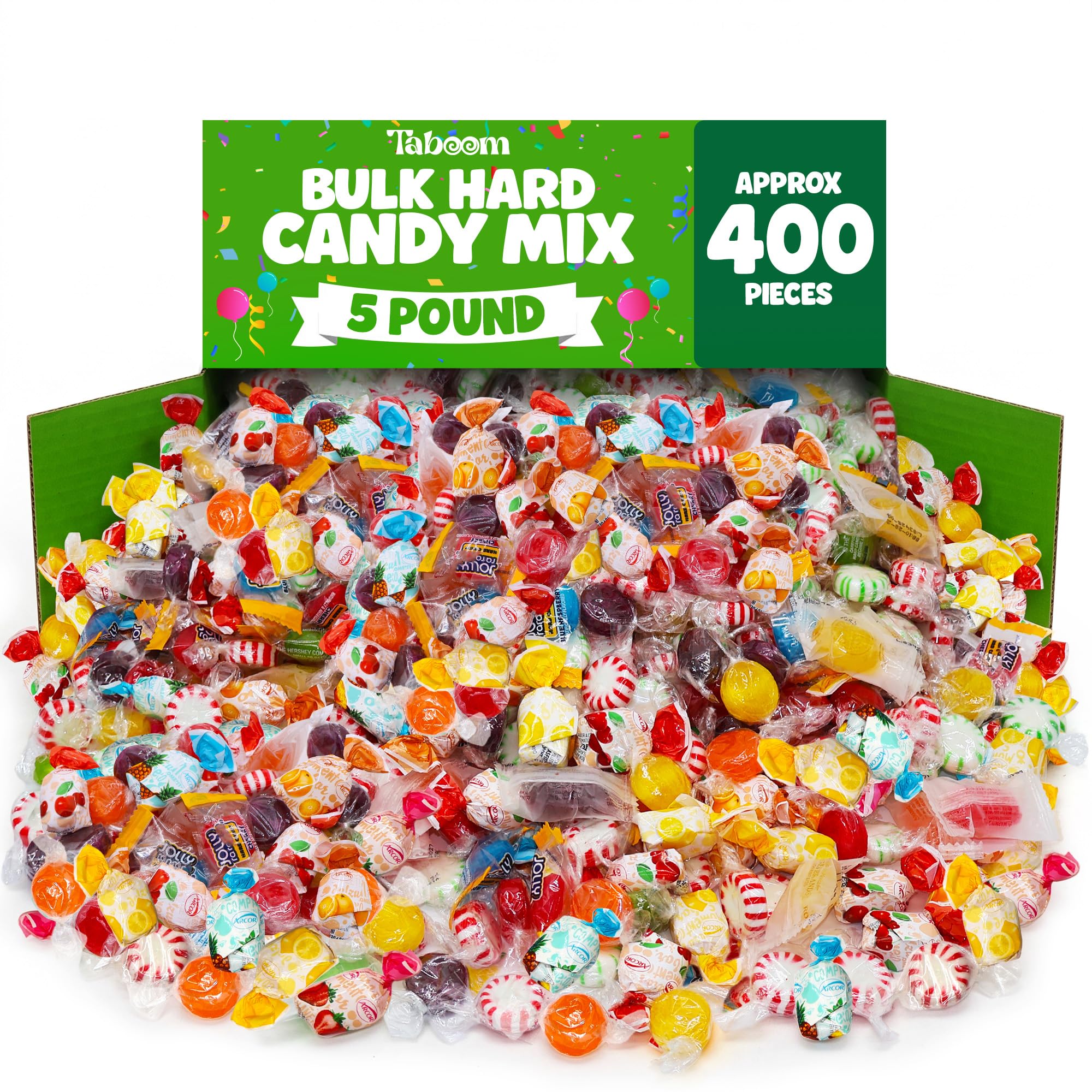 Taboom front packaging showing 5 lb bag and product branding, highlights bulk value