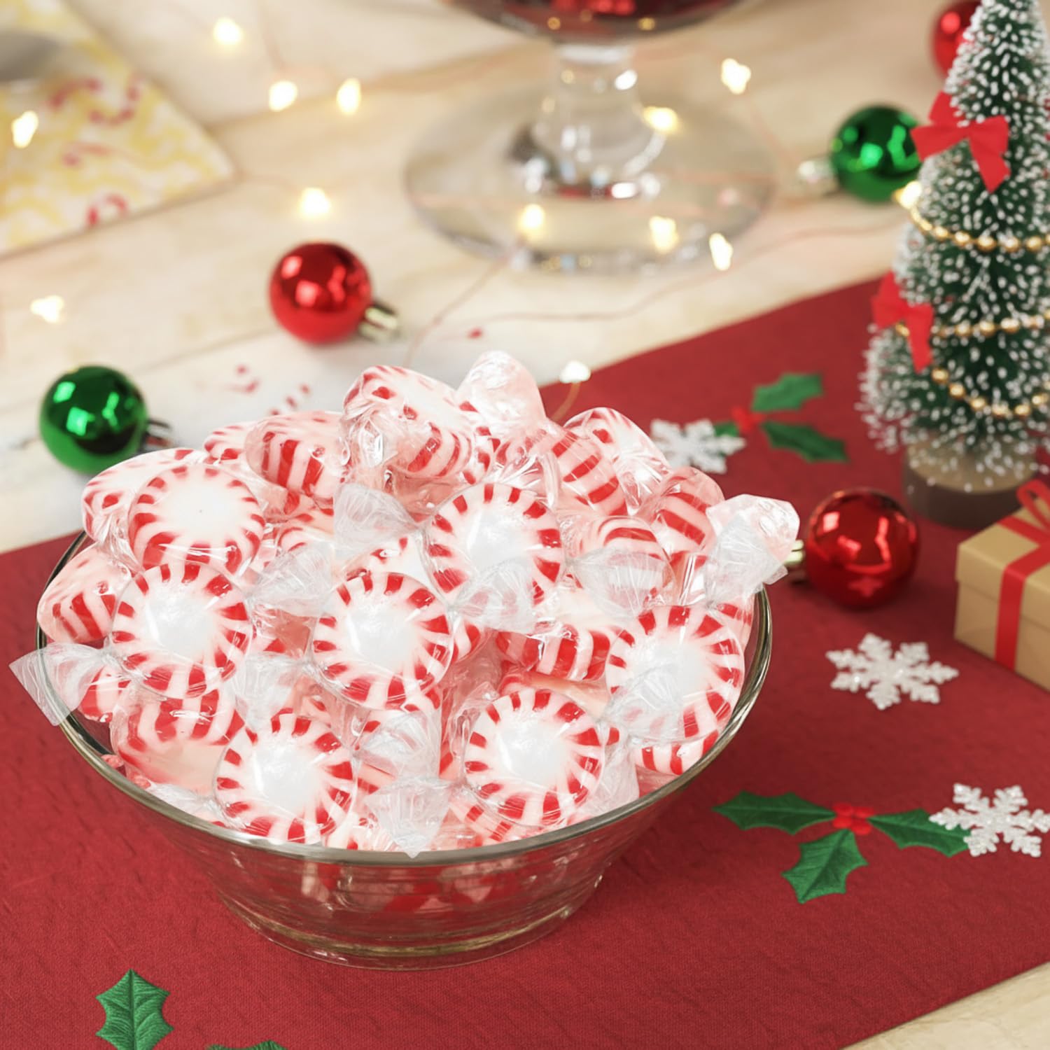 Taboom individually wrapped candies spread out, showing convenience and freshness