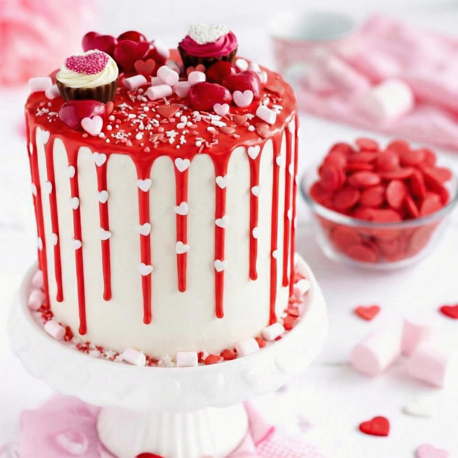 Taboom red-coated cake pops on a stand showing finished look for party-ready treats
