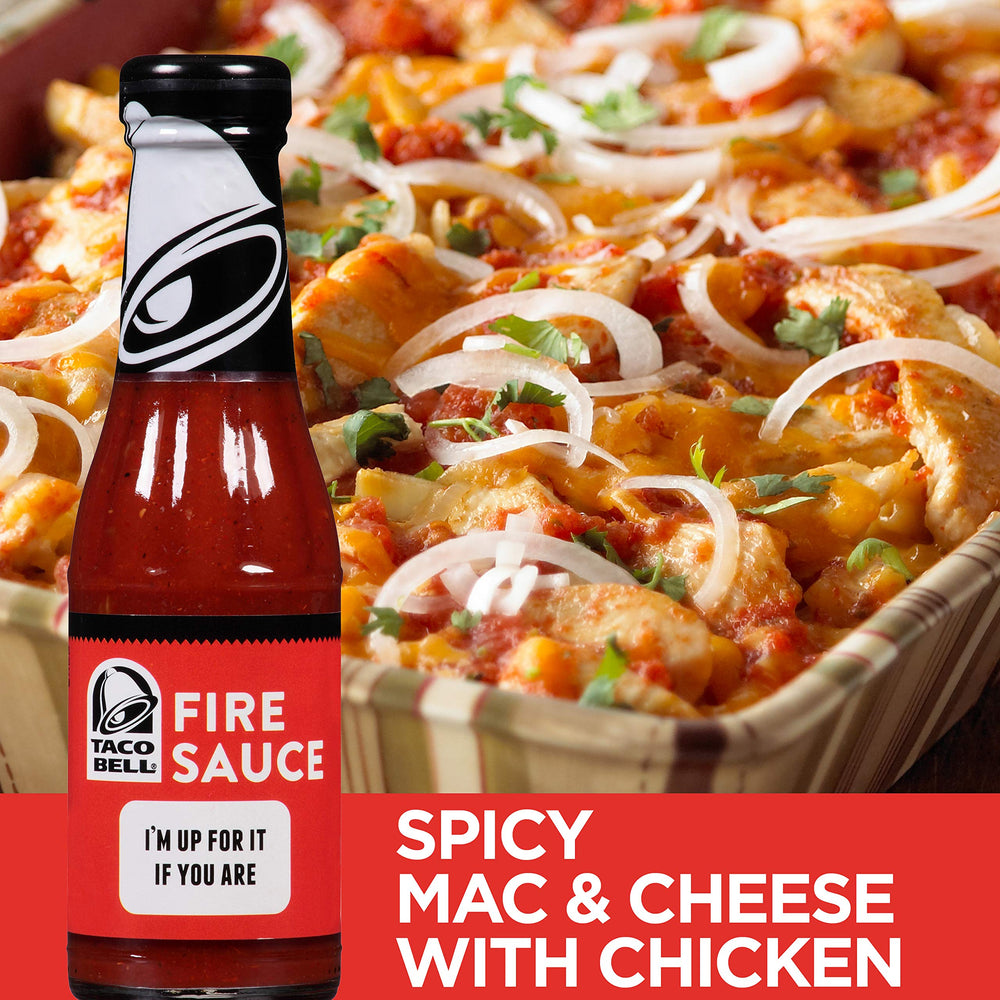 Taco Bell sauce texture close-up highlighting smooth, spreadable consistency