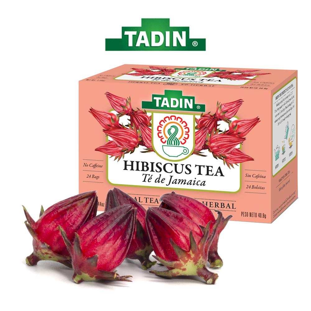 Tadin loose hibiscus flowers close-up, illustrating single-ingredient quality and color
