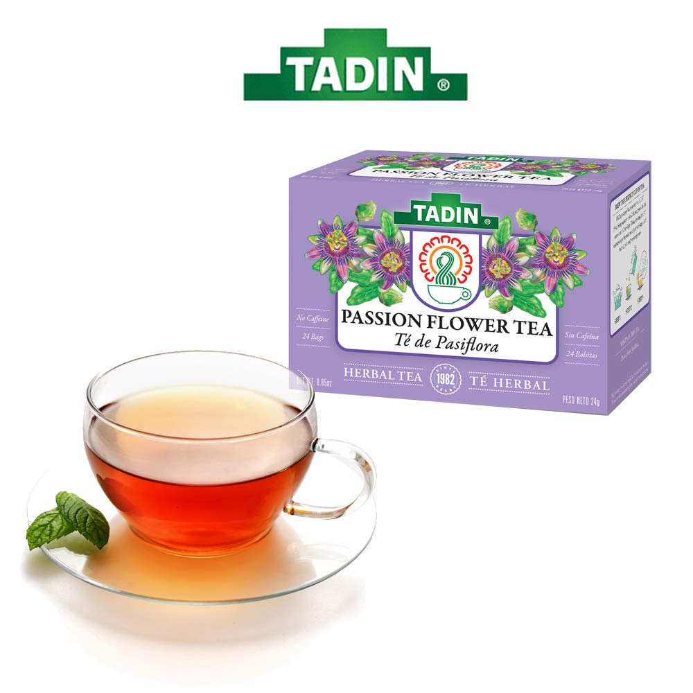 Relaxing kitchen scene with Tadin Pasiflora tea ready for unwinding after day