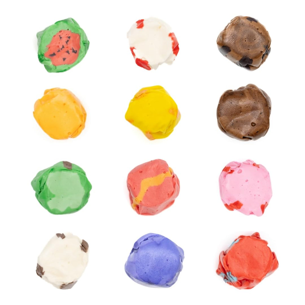 Taffy Shop front packaging showing assortment and freshness
