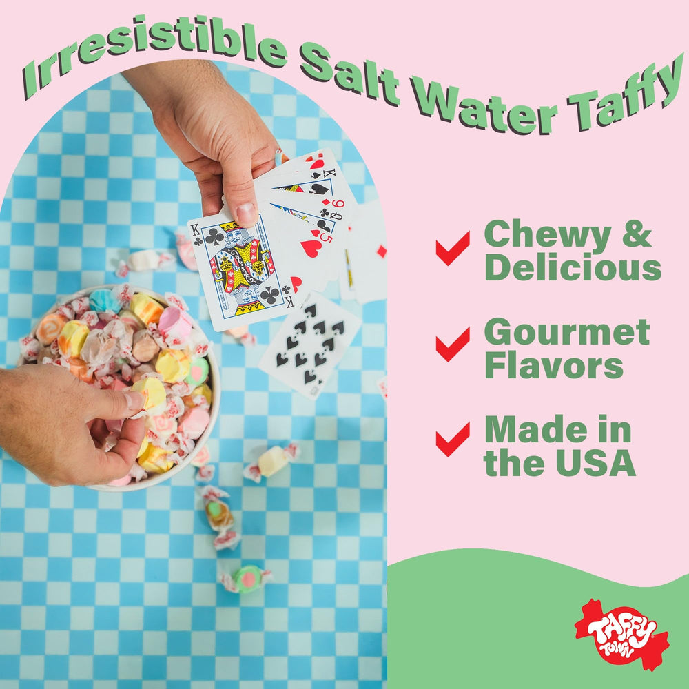 Taffy Town 5 lb bulk bag with scale comparison ideal for parties