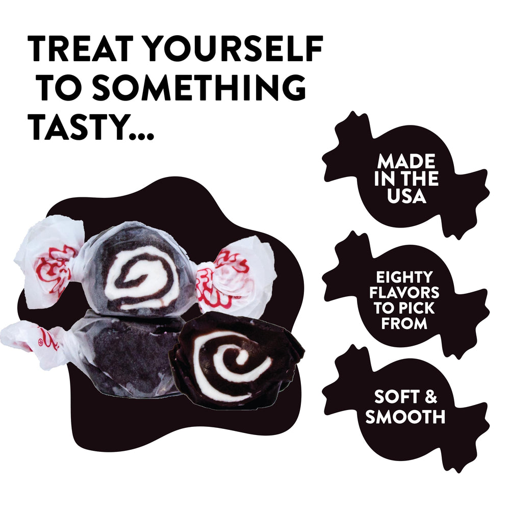 Taffy Town individually wrapped pieces demonstrating convenient portioning benefit