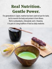 TAGASHIRA CHAHO traditional stone mill grinding leaves to preserve aroma
