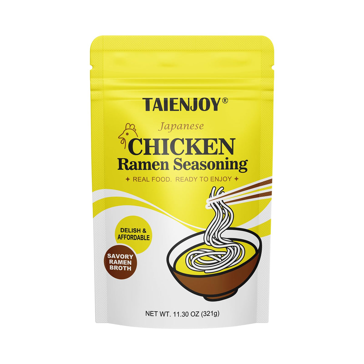 Taienjoy front packaging jar showing brand and size, highlights convenience