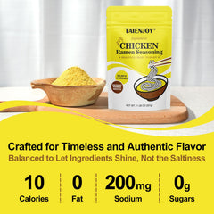 Taienjoy seasoning scooped on spoon ready to measure, speeds meal prep