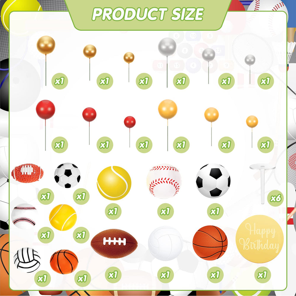 Taiyin topper in use on birthday cake adding instant sports theme and eye-catching detail
