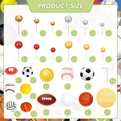 Taiyin topper in use on birthday cake adding instant sports theme and eye-catching detail