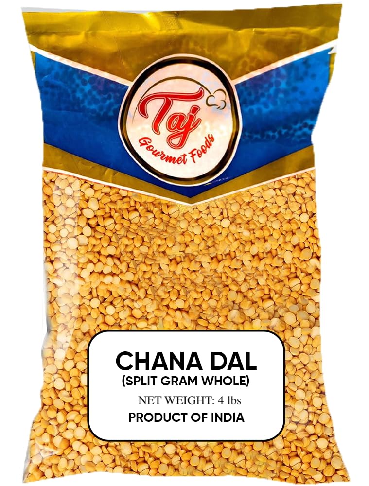 TAJ Gourmet Foods front packaging showing 4 lb bag and brand benefit