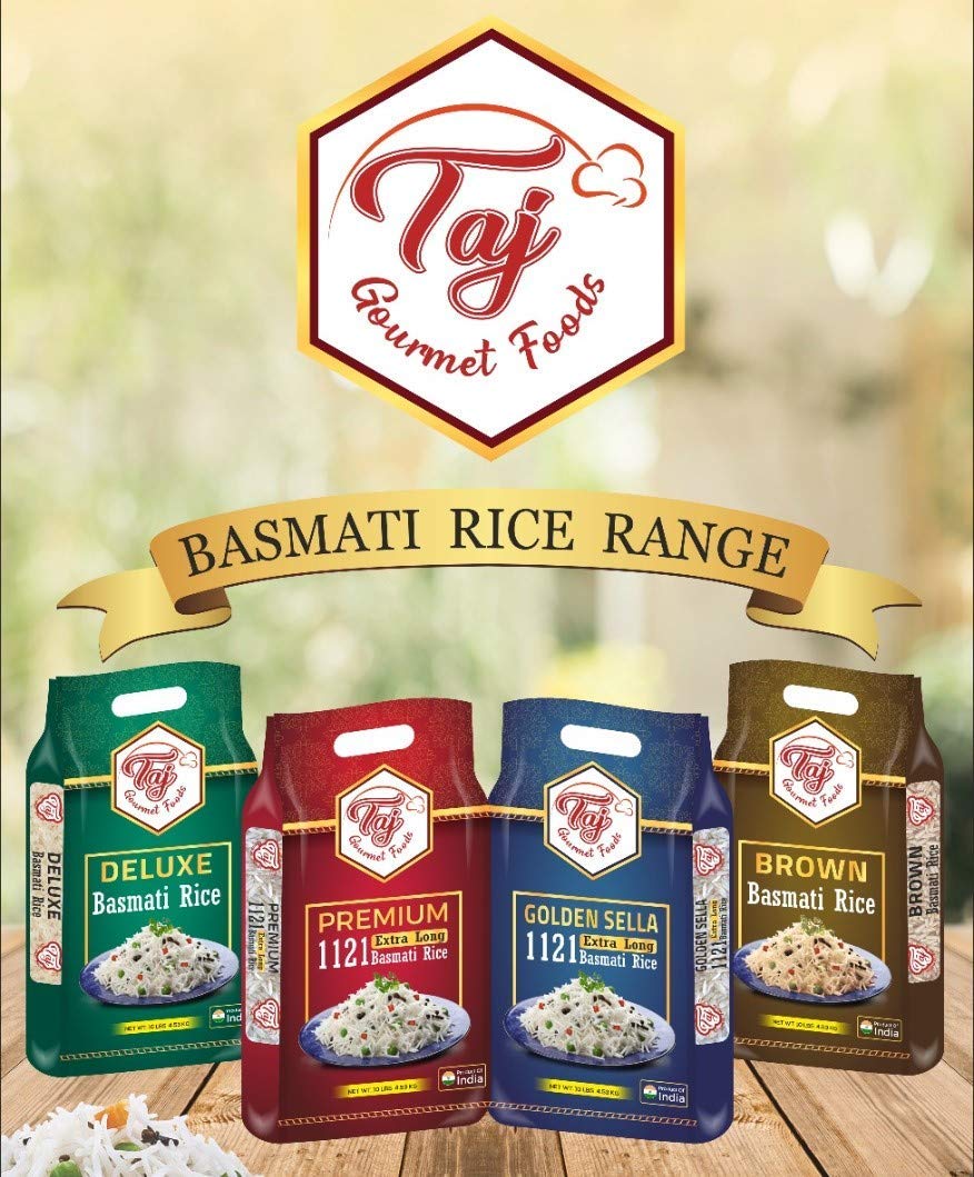TAJ Gourmet brown basmati served with curry showing complementary flavor pairing