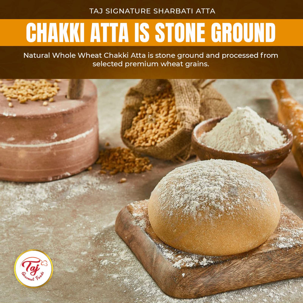 TAJ Gourmet Foods pack on scale displaying 4lbs accurate weight