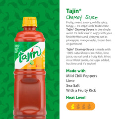 Tajín poured over fresh mango adding sweet-tangy contrast and visual appeal