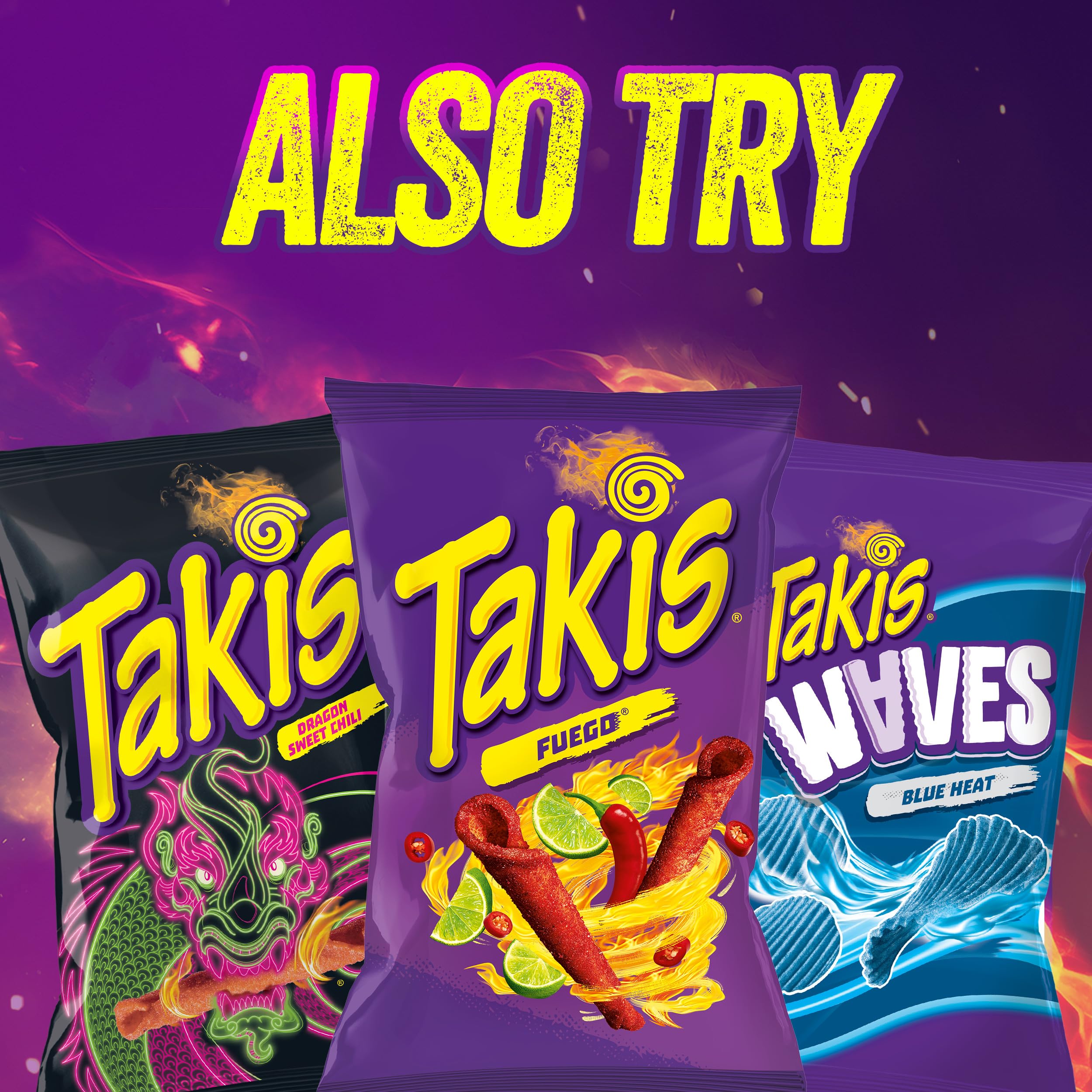 Takis blue heat tucked into a lunchbox, portable snack for busy days
