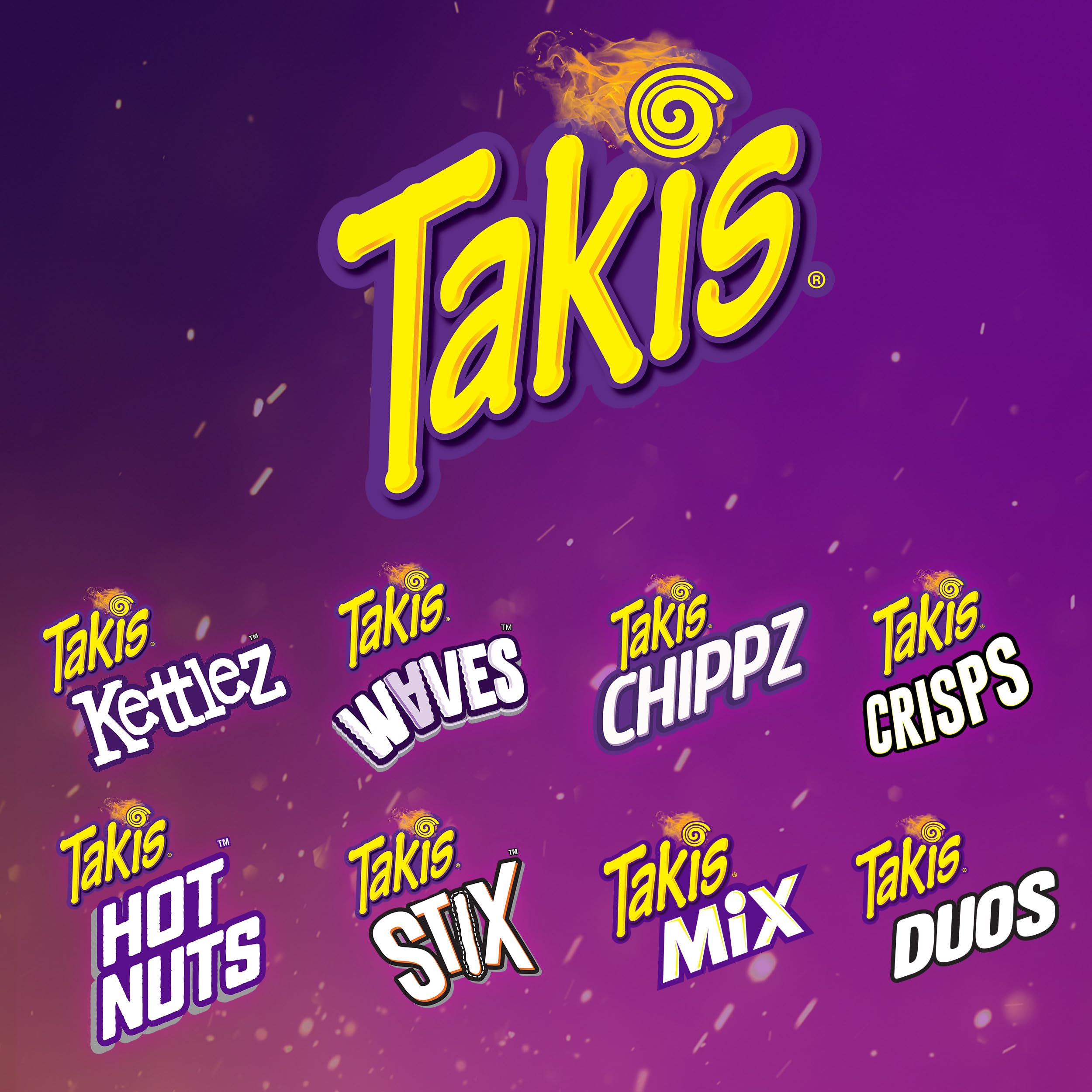 Takis blue heat held in hand for scale, shows portion size and travel-ready pack
