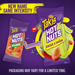 Takis Flare close-up of crunchy double coating on peanuts highlighting texture benefit