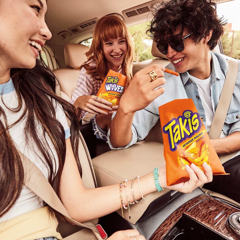 Takis intense nacho multipack stacked for easy portion control benefit