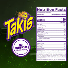 Takis Zombie open bag with rolled chips spilling out for shareable party convenience