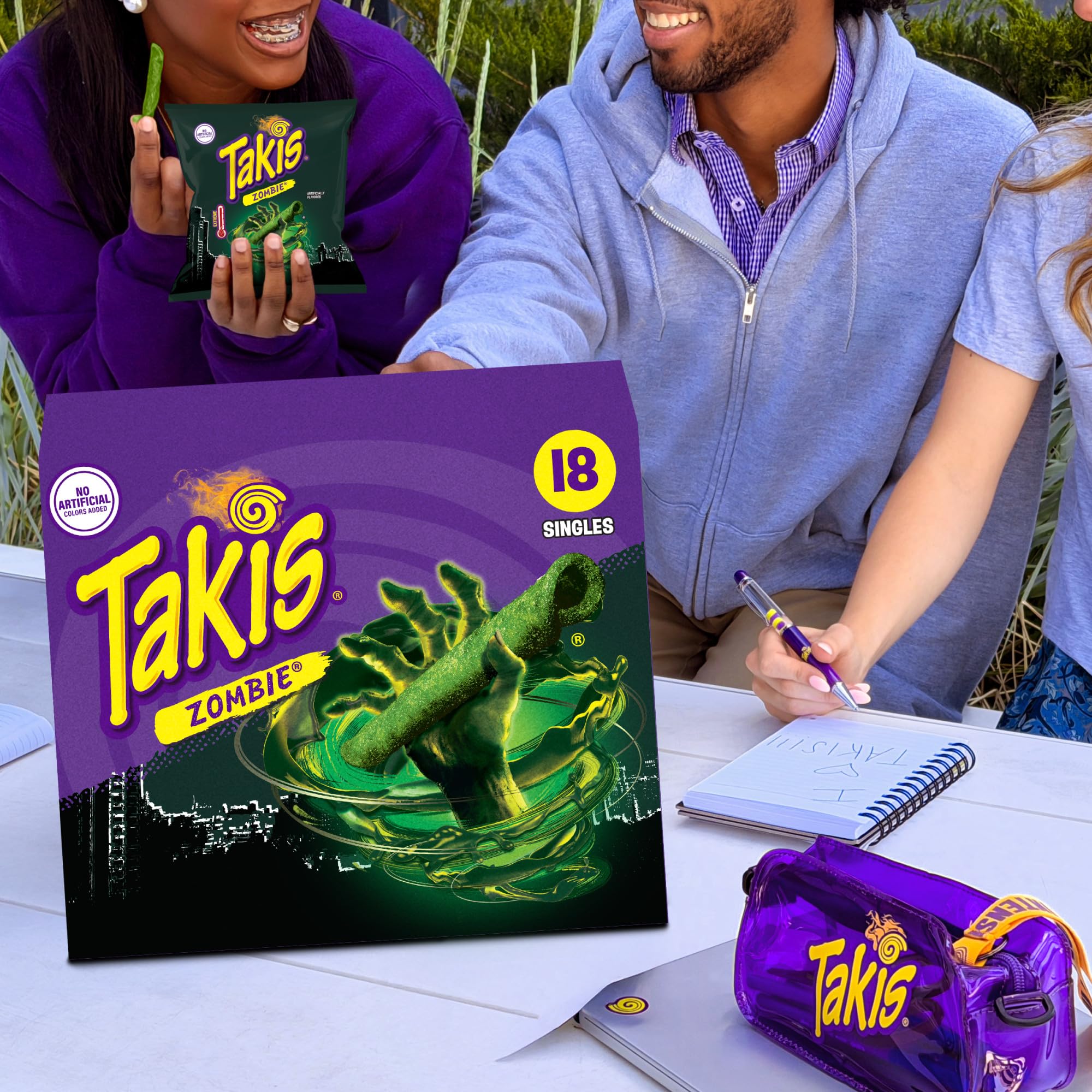 Takis Zombie served on party table for festive presentation and easy snacking