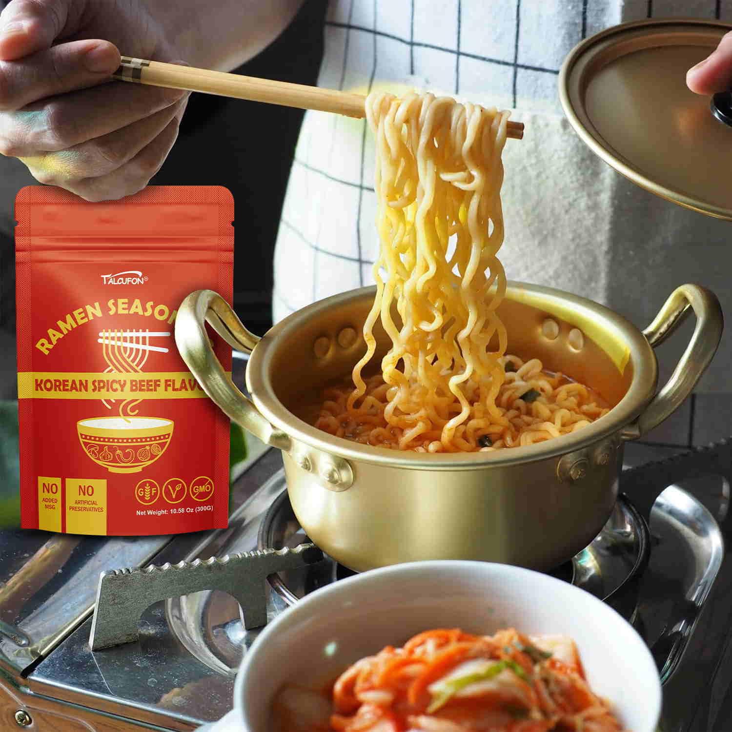 Talcufon in kitchen lifestyle scene showing convenient cooking benefit