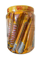 Tama-Roca pack next to a ruler showing scale and quantity for clear size and portion expectation