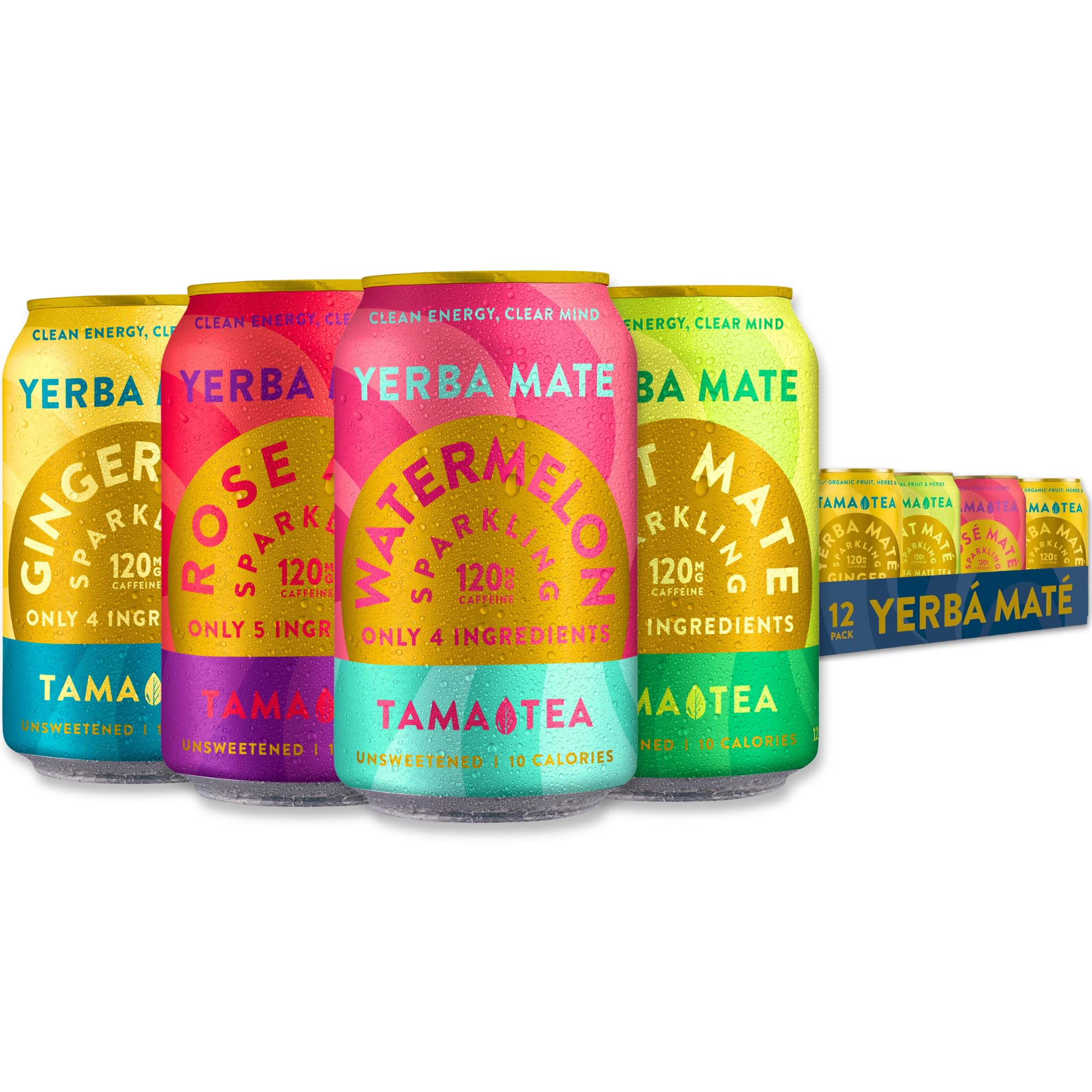 Tama Tea front packaging 12-pack showing cans and branding for easy selection